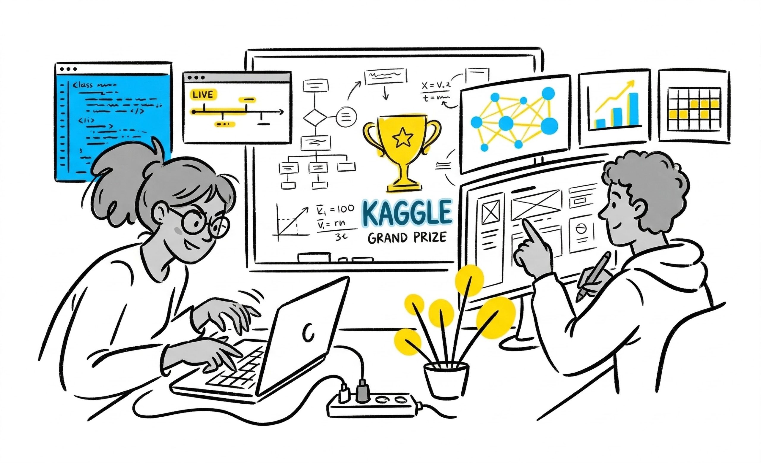 Kaggle Community Hackathons de Google permite crear retos de IA