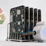 Clúster de placas madre de teléfonos Pixel en desuso para computación de baja huella de carbono