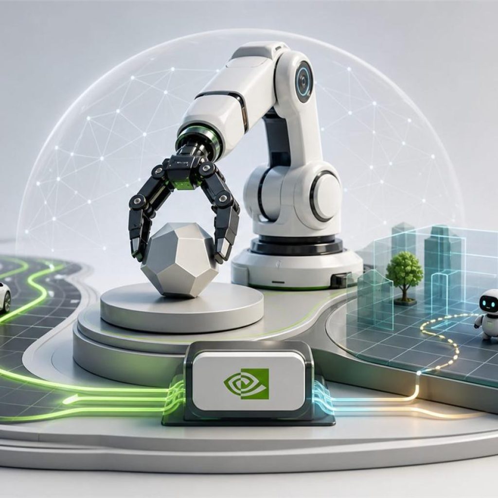 NVIDIA presenta 3 avances de IA física para robots, autos y agentes