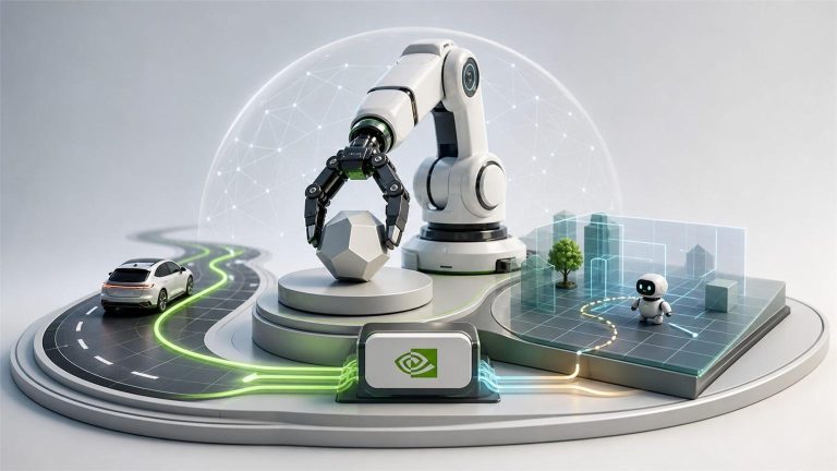 NVIDIA presenta 3 avances de IA física para robots, autos y agentes