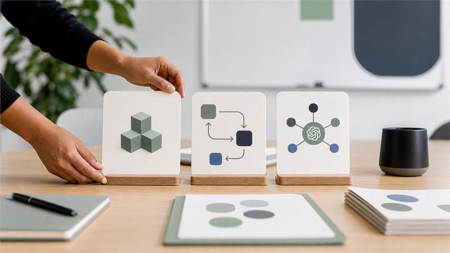 Persona siguiendo cursos de OpenAI Academy para aplicar IA en el trabajo