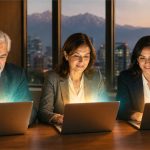 Equipo chileno planificando capacitación en IA y automatizaciones de trabajo