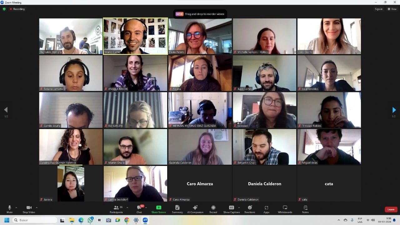 Mario Cuche y el equipo de la consultora Kyklos en una charla online sobre Inteligencia Artificial en el trabajo