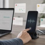 Interfaz de Claude en modo de voz con selector de modelos y herramientas conectadas