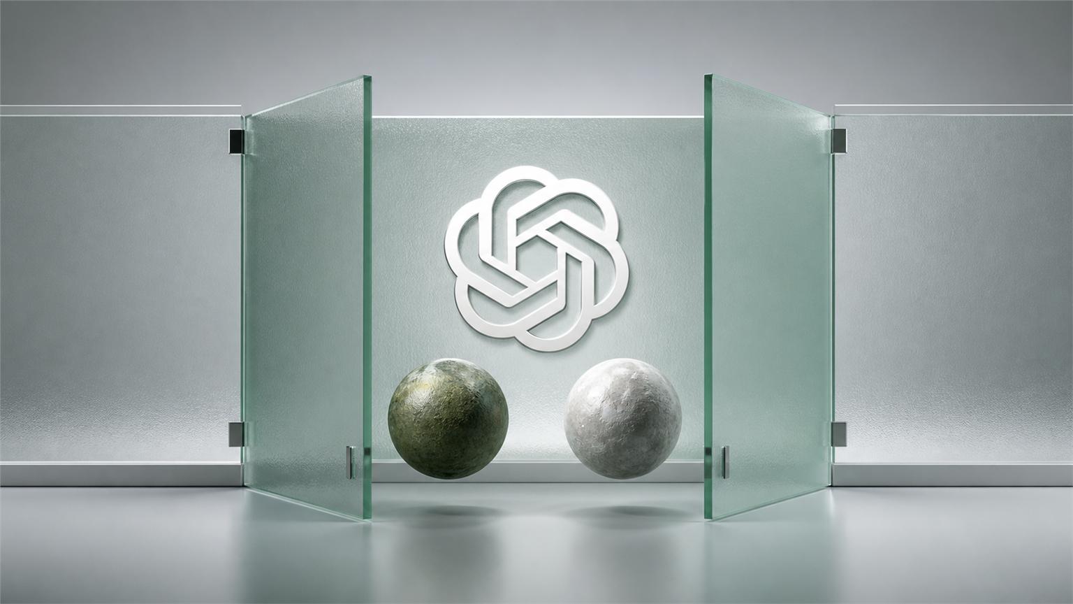 Logo de OpenAI con Terra y Luna atravesando una puerta de acceso para GPT-5.6