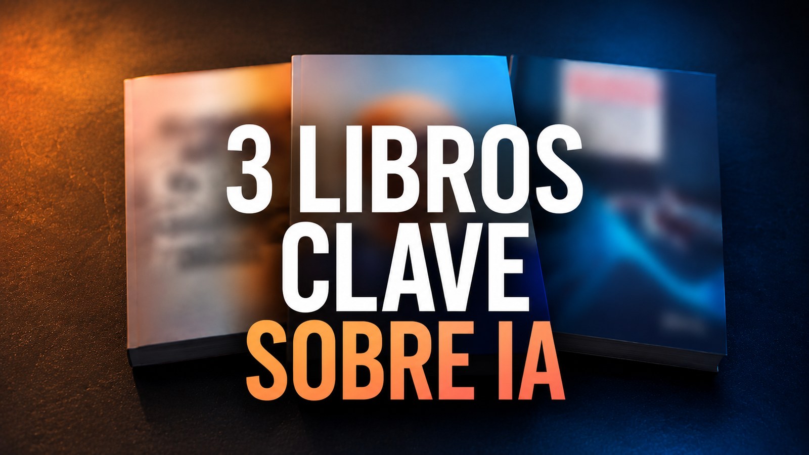 3 libros clave sobre Inteligencia Artificial
