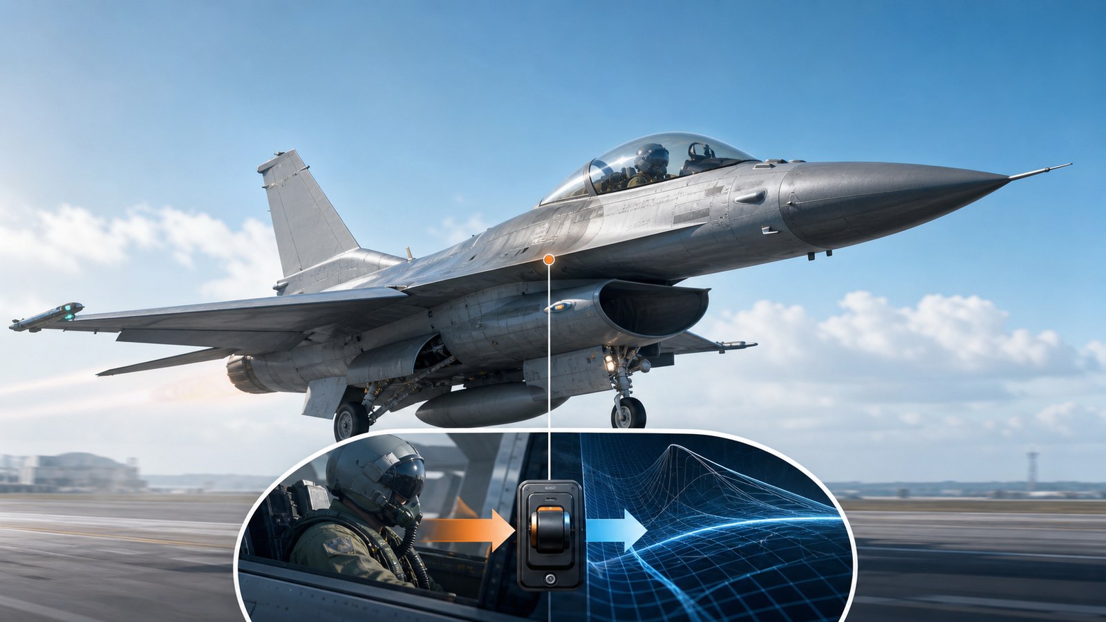 F-16 del programa VENOM en pruebas con control de IA