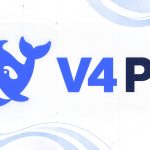Logo de DeepSeek junto al texto V4 Pro para anunciar DeepSeek V4 Pro 0813