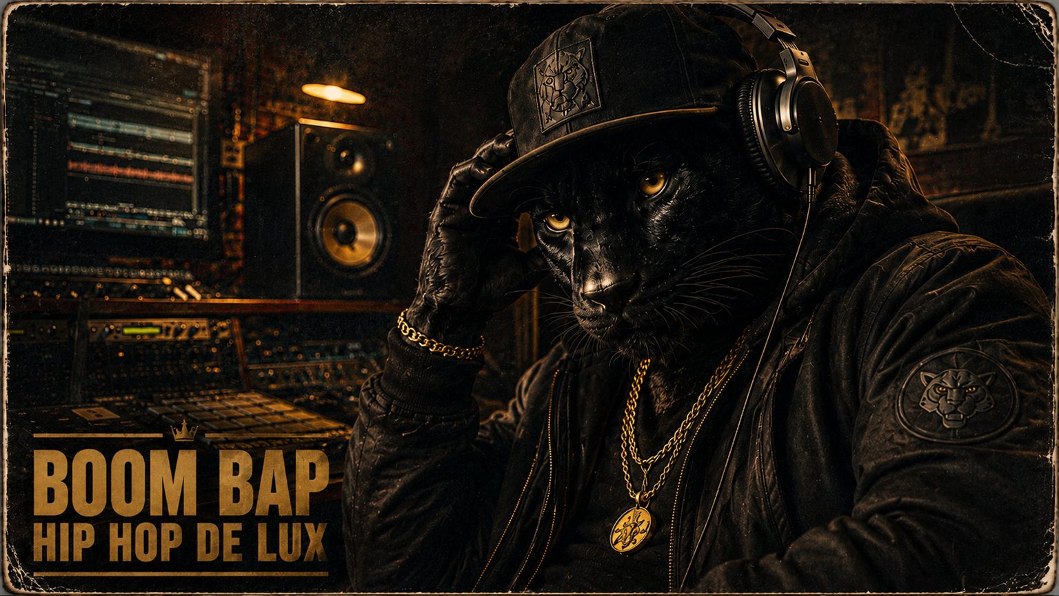 Instrumentales de hip hop creadas con Google Flow Music en un estudio de boom bap