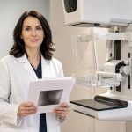 Mamografías con IA revisadas por una radióloga junto a un equipo clínico