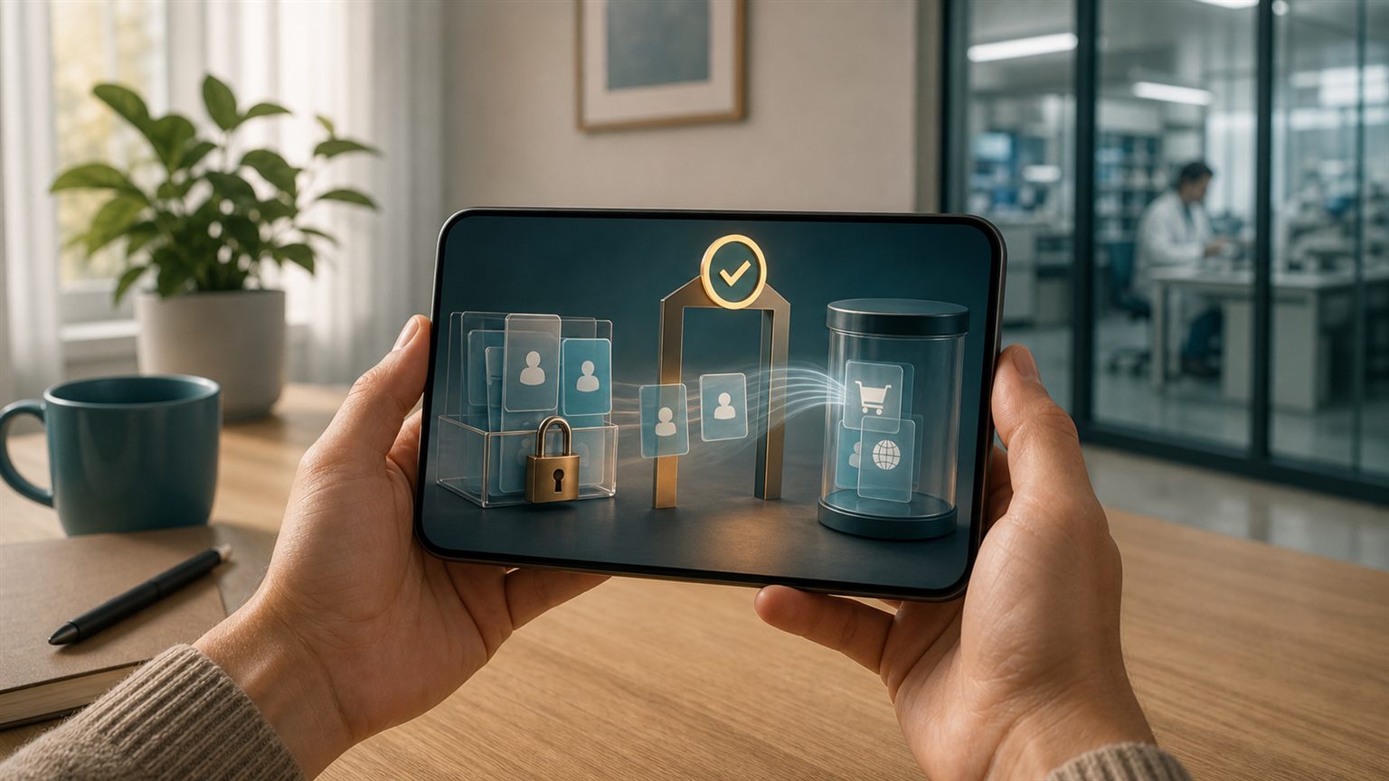 Verb presenta un mercado para elegir y vender categorías de datos personales desde un teléfono
