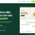 Página principal de IDx para crear y publicar sitios web con Inteligencia Artificial