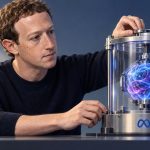 Mark Zuckerberg ajusta una cámara de seguridad que contiene un núcleo de Inteligencia Artificial