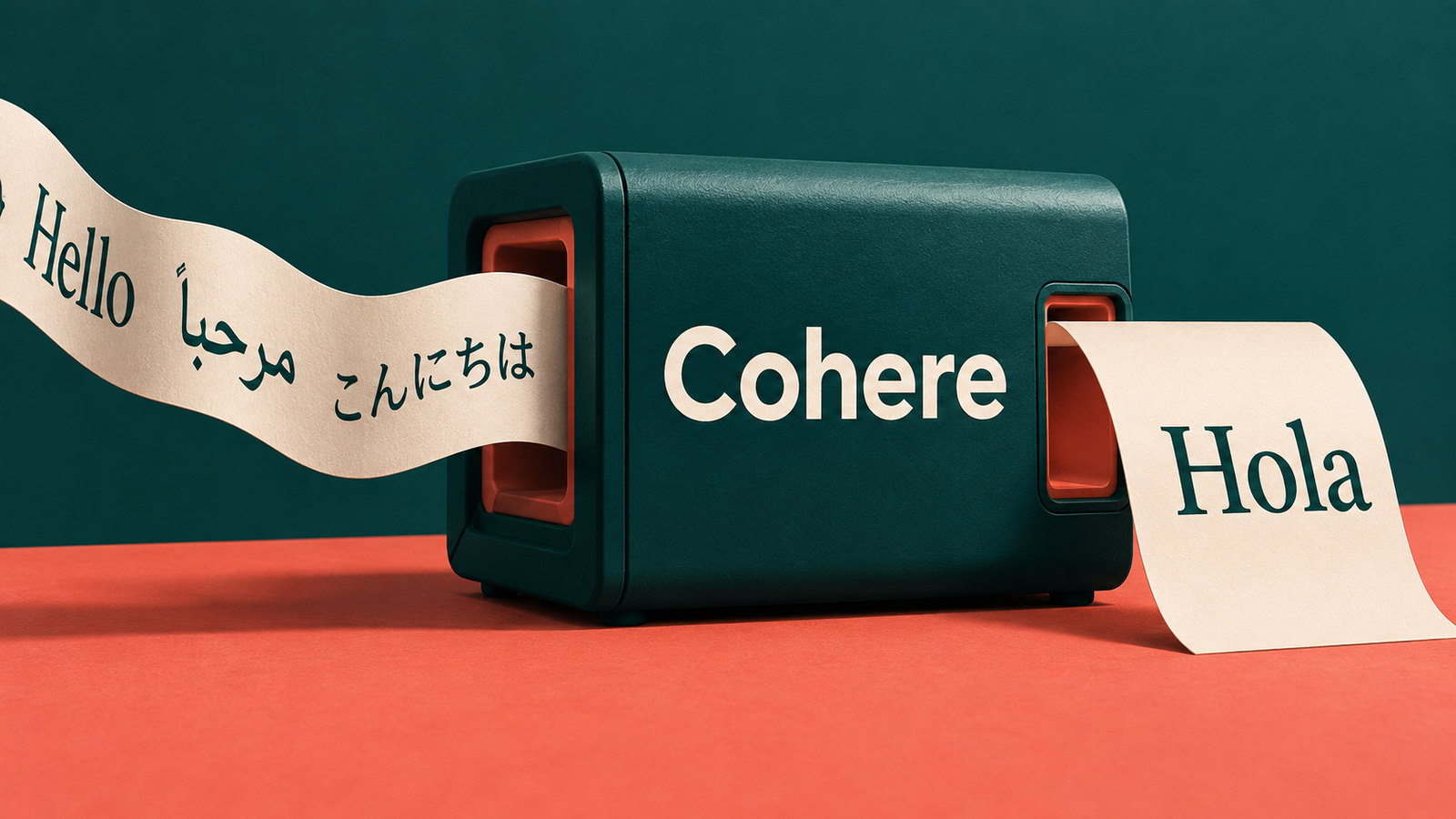 Módulo Cohere de North Small Translate convierte saludos en varios idiomas en un texto en español