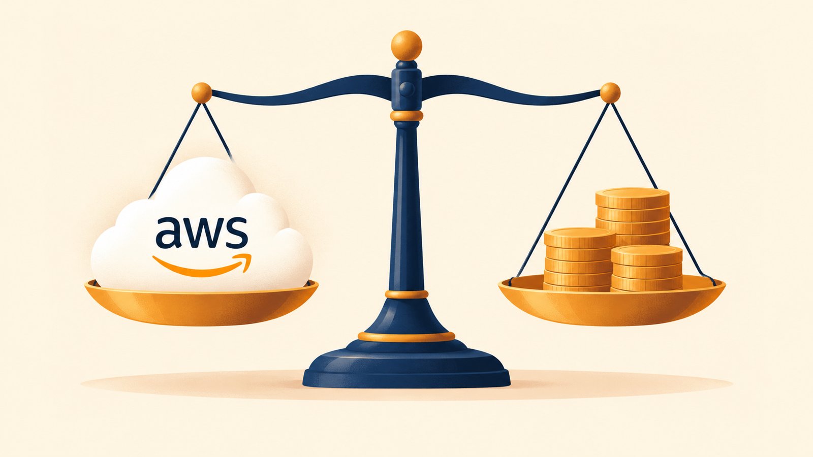 Balanza editorial entre la nube AWS de Amazon y la inversión en infraestructura de IA