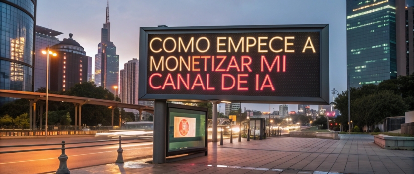 Cómo monetizar un canal de YouTube con herramientas de IA